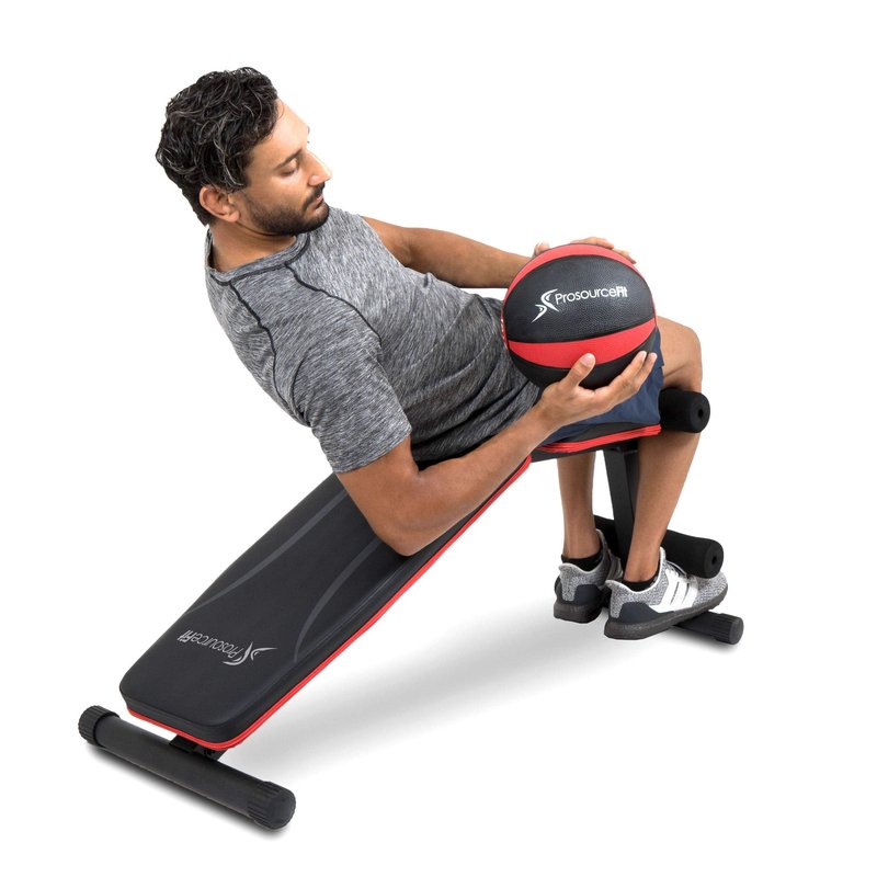 ProsourceFit Foldable & Adjustable Multi-Purpose Weight Bench for Home and Gym Full-Body Strength Training Workouts, Fitness Exercises and Weight Training
