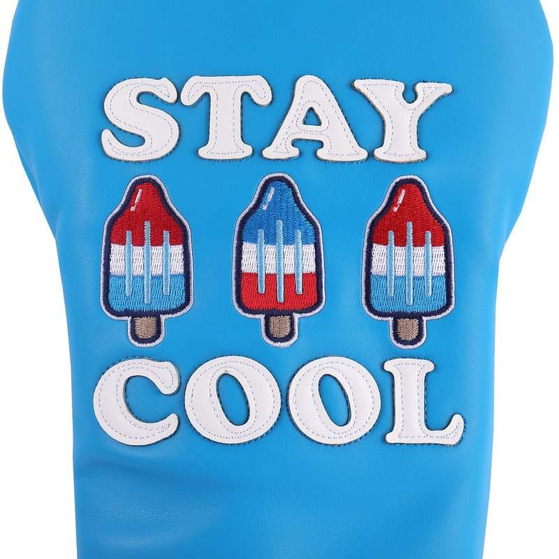 SHABIER Blue Stay Cool Golf Head Cover with Ice Pop Design for Golf Head Clubs (for Hybrid)