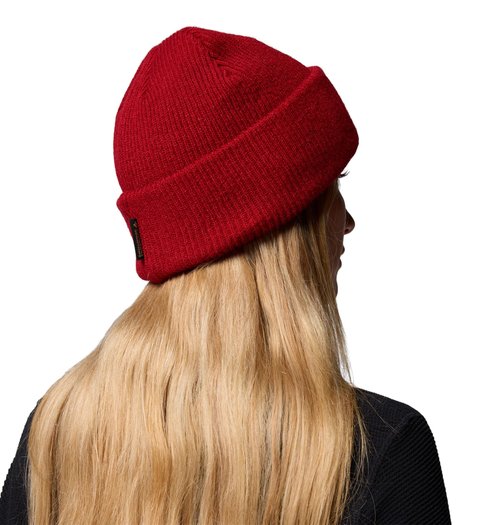 Columbia Unisex Provisions Cuffed Beanie, Red Dahlia/Heritage High Cascades, One Size