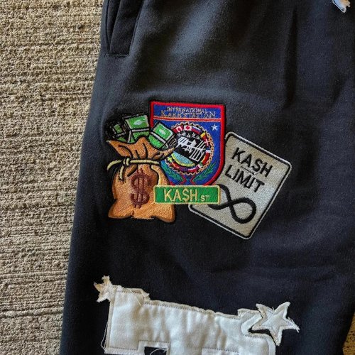 Double Waisted Sweatpants Men Y2k Graphic Embroider Y2k Sweatpants Men Graffiti Streetwear Wide Leg Boxer Sweat Pants（Grey，Medium）