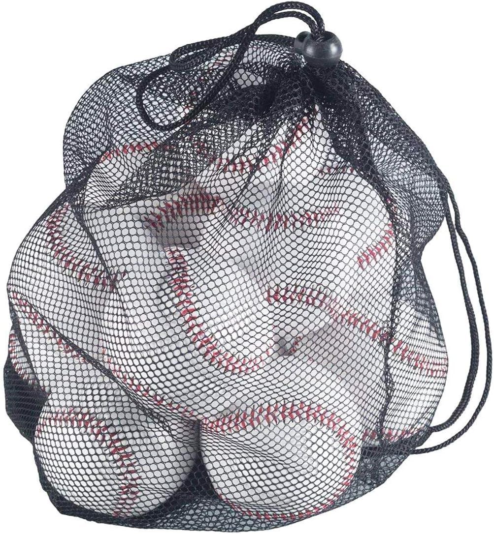 Tebery 12 Pack Standard Size T-Ball Training Baseballs, Reduced Impact Kids Safety Baseball, Unmarked & Soft Practice Baseballs for League Play, Pitching, Hitting, Batting, Fielding, Autograph