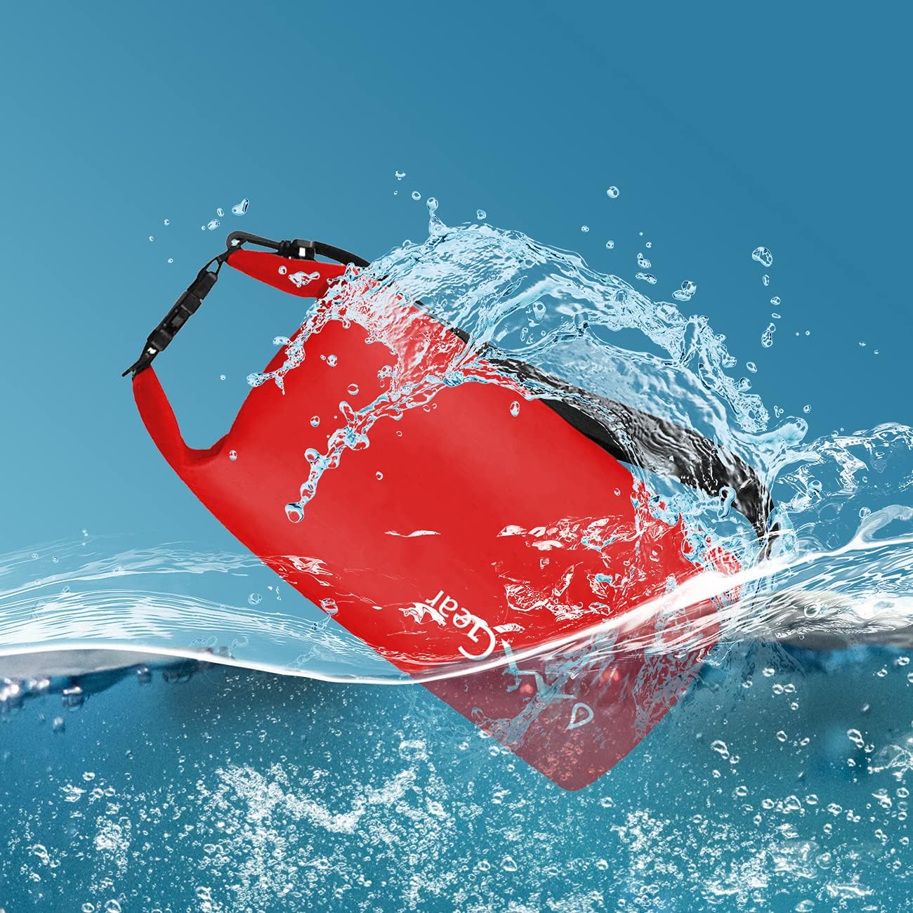 OMGear Waterproof Dry Bag Backpack - Floating Phone Pouch for Kayaking | Available in 40L, 30L, 20L, 10L, 5L