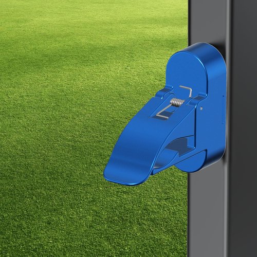 Universal Magnetic Clip Holder for Golf Cart, with Powerful Magnets and Anti-Slip Straps, Single-Handed Operation, Scratch-Resistant, Comes with a Gift Box, Specially Designed for Golfers - Blue
