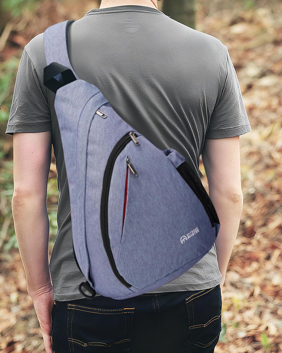OutdoorMaster Sling Bag - Versatile Hiking Daypack | Crossbody Shoulder Backpack for Travel