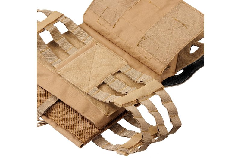 Lancer Tactical Airsoft Lightweight Molle Tactical Vest with Retention Cords-One size Fully adjustable Customizable Fit