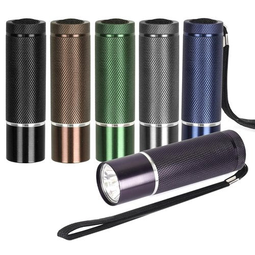 FASTPRO 6-Pack Flashlights Set, Aluminum LED Flashlights with AAA Batteries Included & Pre-Installed, Super Bright for Party Favors, Holiday Gifts, Camping, Hurricane Supplies