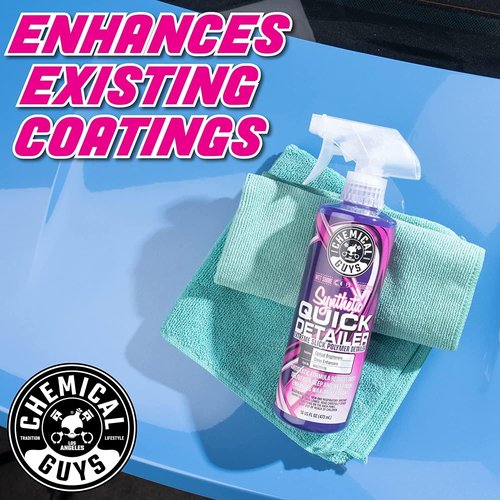 Chemical Guys Synthetic Quick Detailer - Extreme Slick Polymer Formula for Cars & More | 16 fl oz (2 Pack)