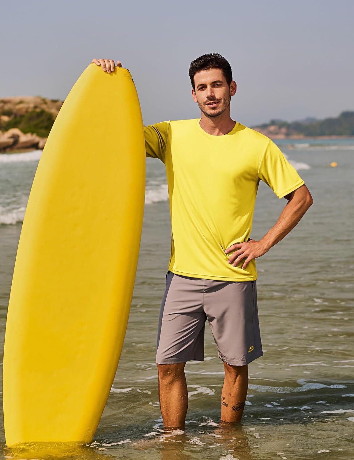 TACVASEN Men's Athletic T-Shirts - Quick Dry Workout & Sun Protection Rash Guard | UPF 50+