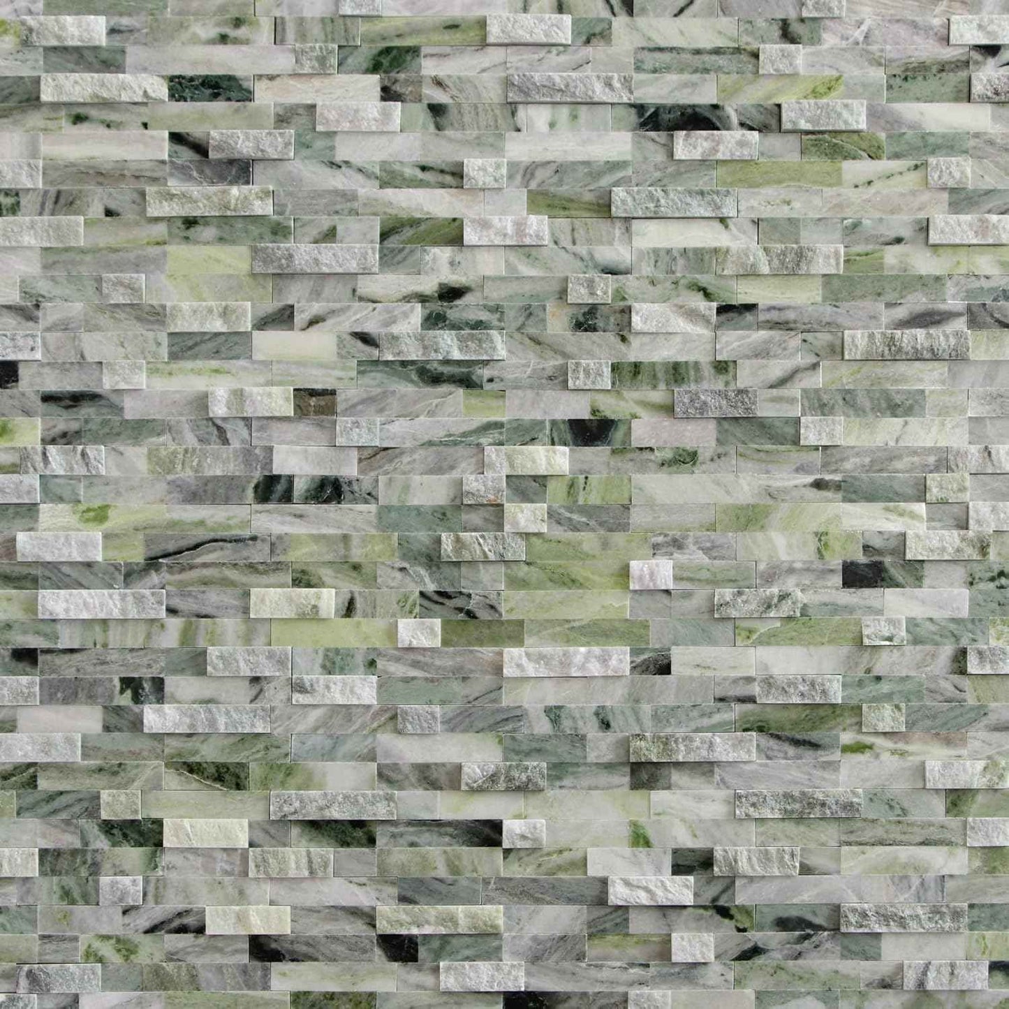 Peel and Stick 3D Stone Mosaic Tiles - 12x11" Self-Adhesive Backsplash for Kitchen & Bathroom - 5 Sheets, Mixed Tan