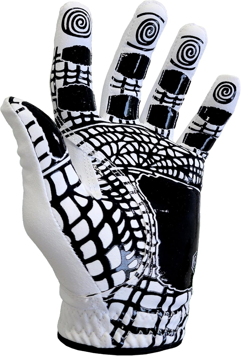 Monkey Grip Golf Glove - Premium Synthetic Nonslip Spider Grip for All-Weather Performance | Left Hand