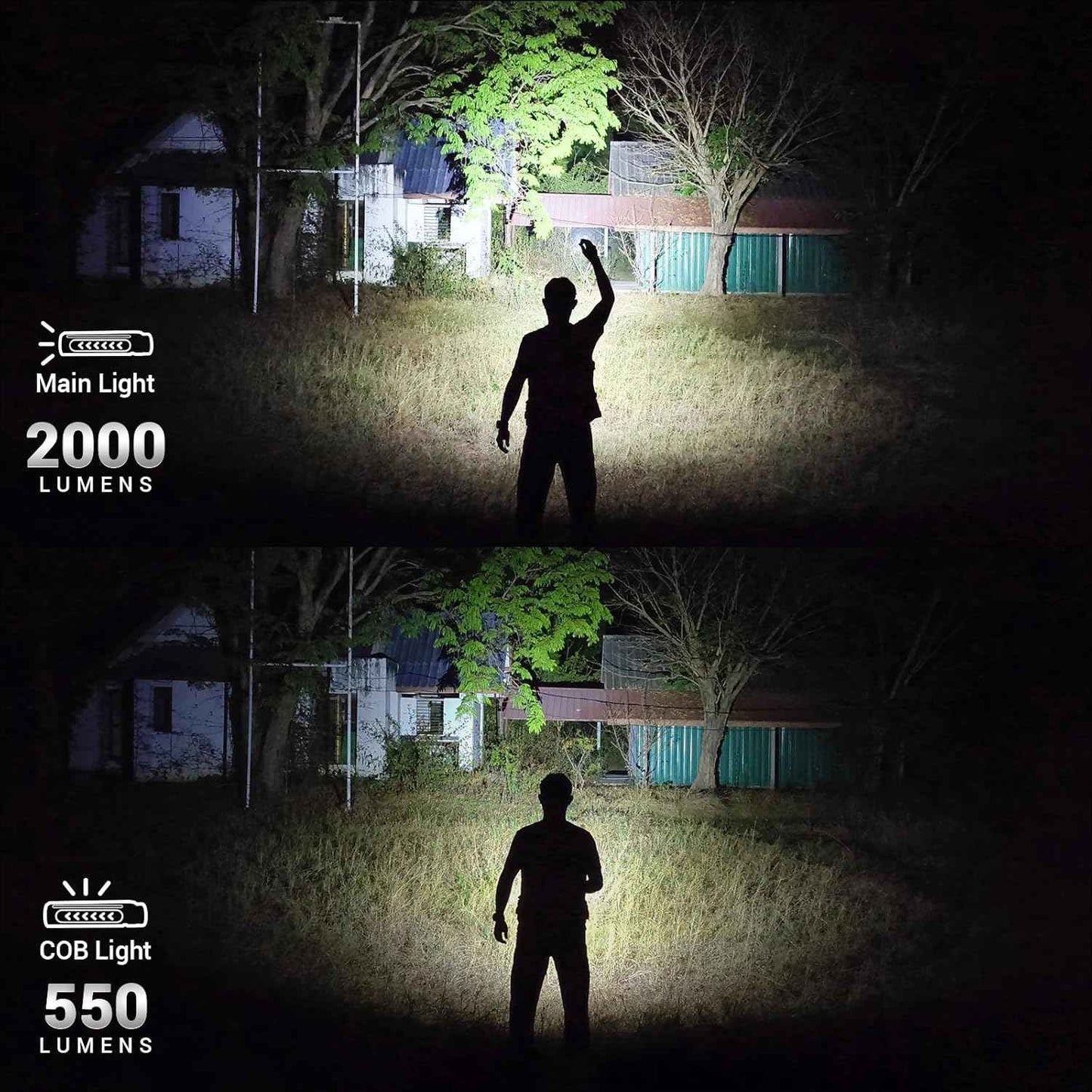1800LM Rechargeable LED Flashlight - Sofirn IF24 Pro, Waterproof & Magnetic for Camping & Emergencies