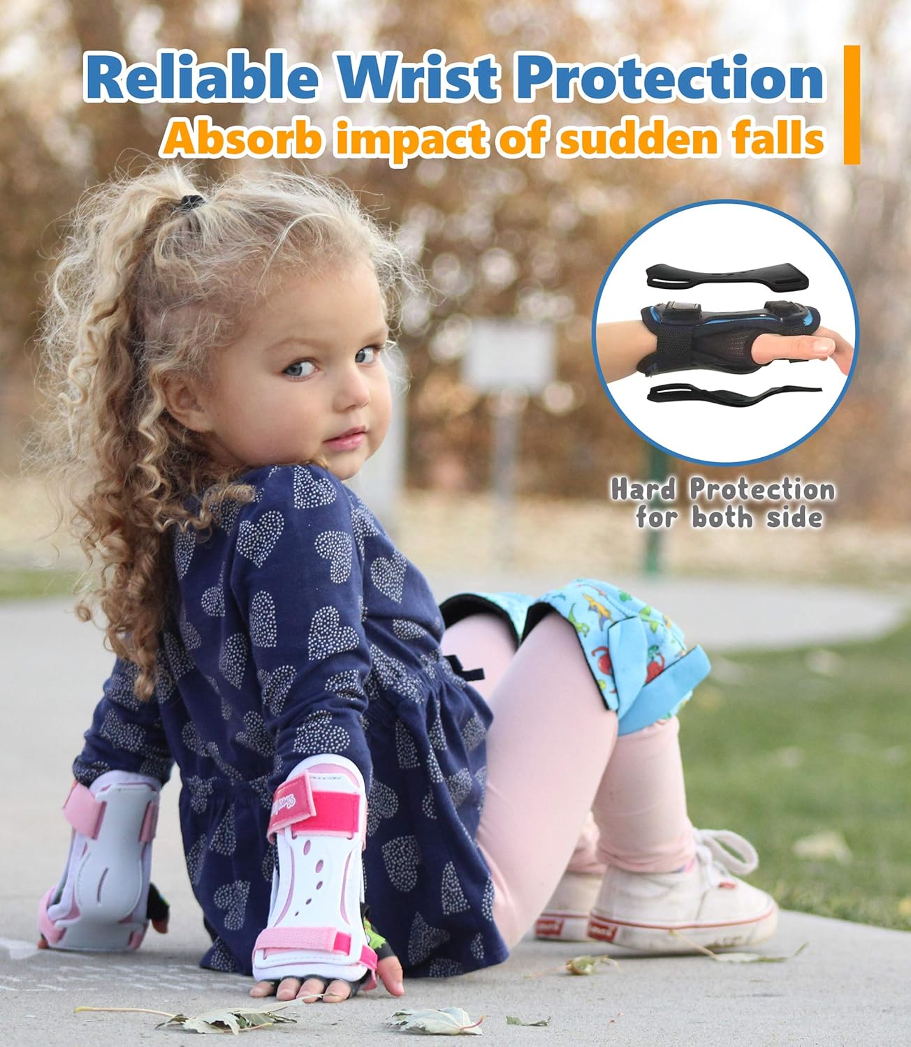 Simply Kids Wrist Guards - Protective Gear for Children | Ideal for Biking, Skateboarding & Snowboarding