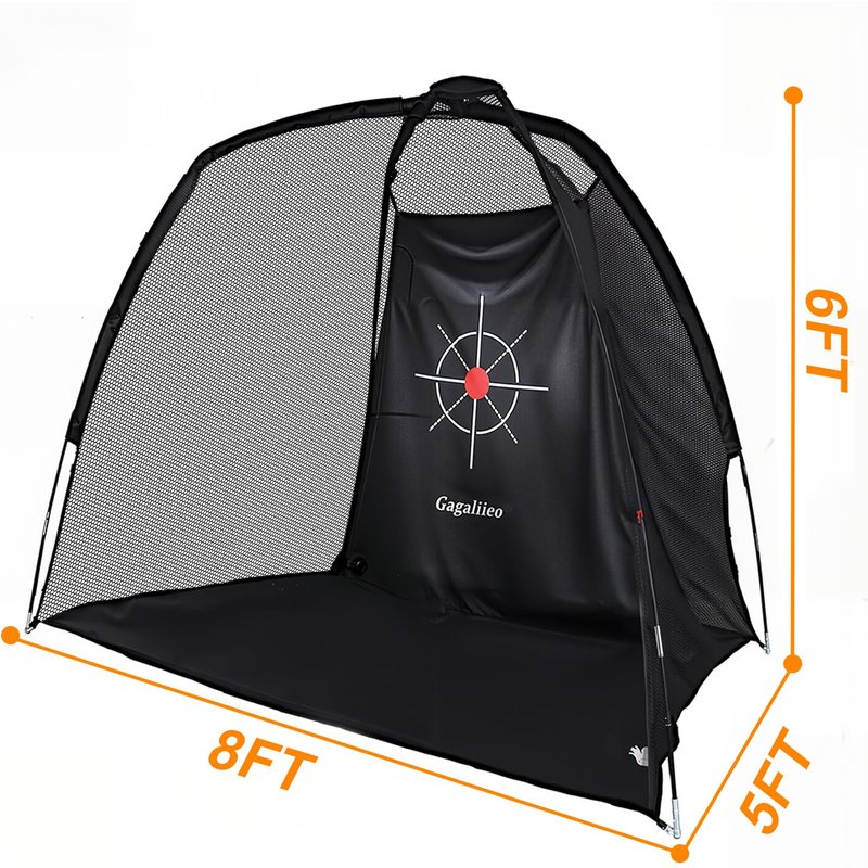 Gagalileo Golf Net: 8X6FT Training for Teens Beginners with Target Portable Indoor Outdoor Hitting Practice