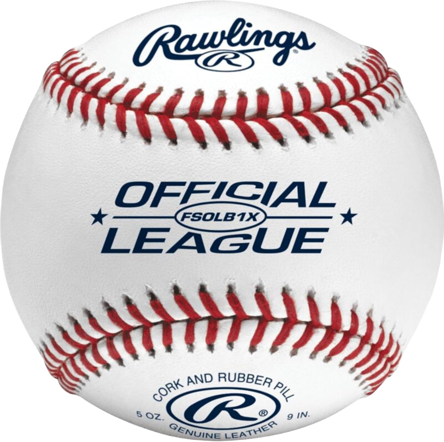 Rawlings Official League Baseballs - Flat Seam Design for Recreational Practice | 12 Count