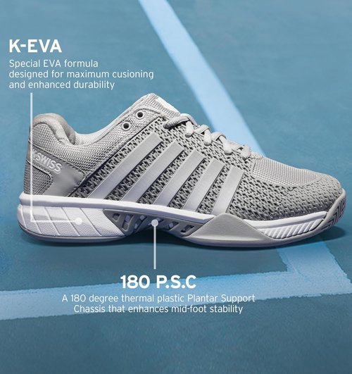 K-Swiss Women's Express Light Pickleball Shoes - Lightweight Comfort & Support | Ideal for All Levels