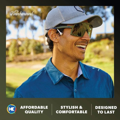 Knockaround Campeones Sport Sunglasses for Men & Women - Shield Sunglasses - UV400 Protection - Baseball, Cycling & Running