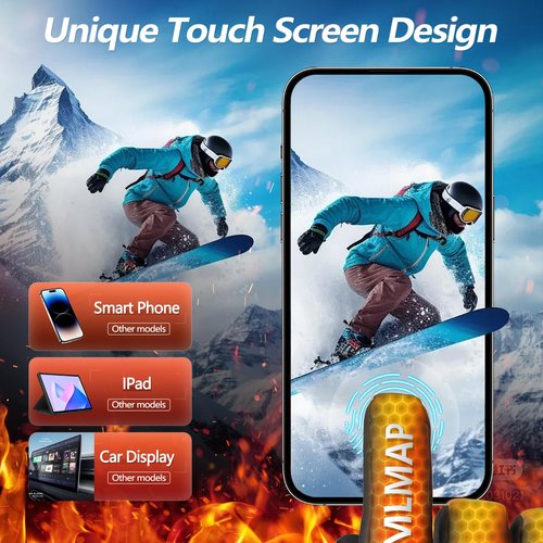 Heated Gloves, Electric Gloves Heated for Men/Women Rechargeable, Waterproof Work Motorcycle Glove for Winter Outdoor