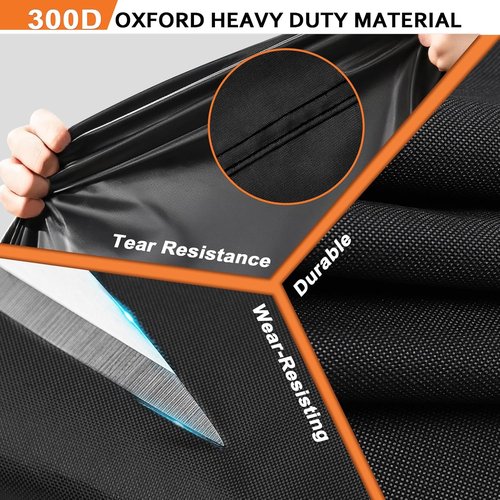 Bike Cover - 300D Oxford Waterproof Heavy Duty Bicycle Protection | Reflective Strips & Storage Bag