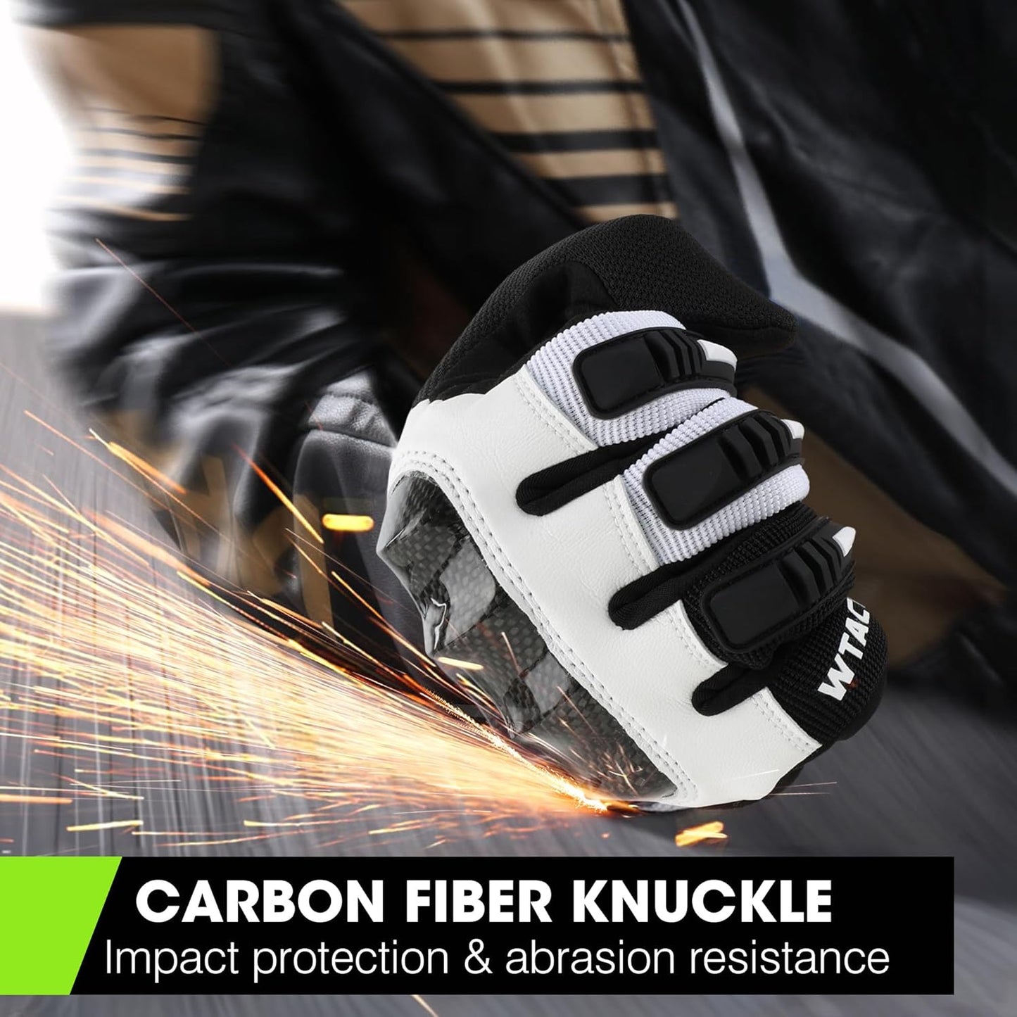 WTACTFUL Motorcycle Gloves - Lightweight Touchscreen Summer Gear for Men | Breathable Motocross Riding