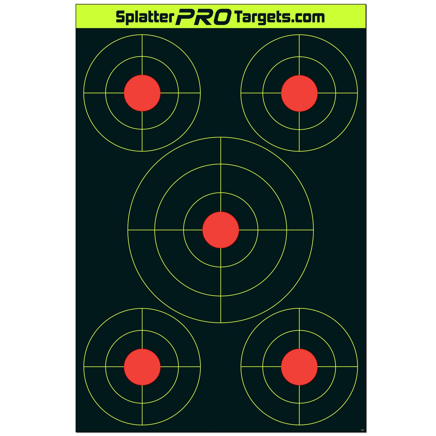 12x18 Splatter Targets. Shots Burst with a Bright Splatter Upon Impact. Instantly See Your Shots (10)
