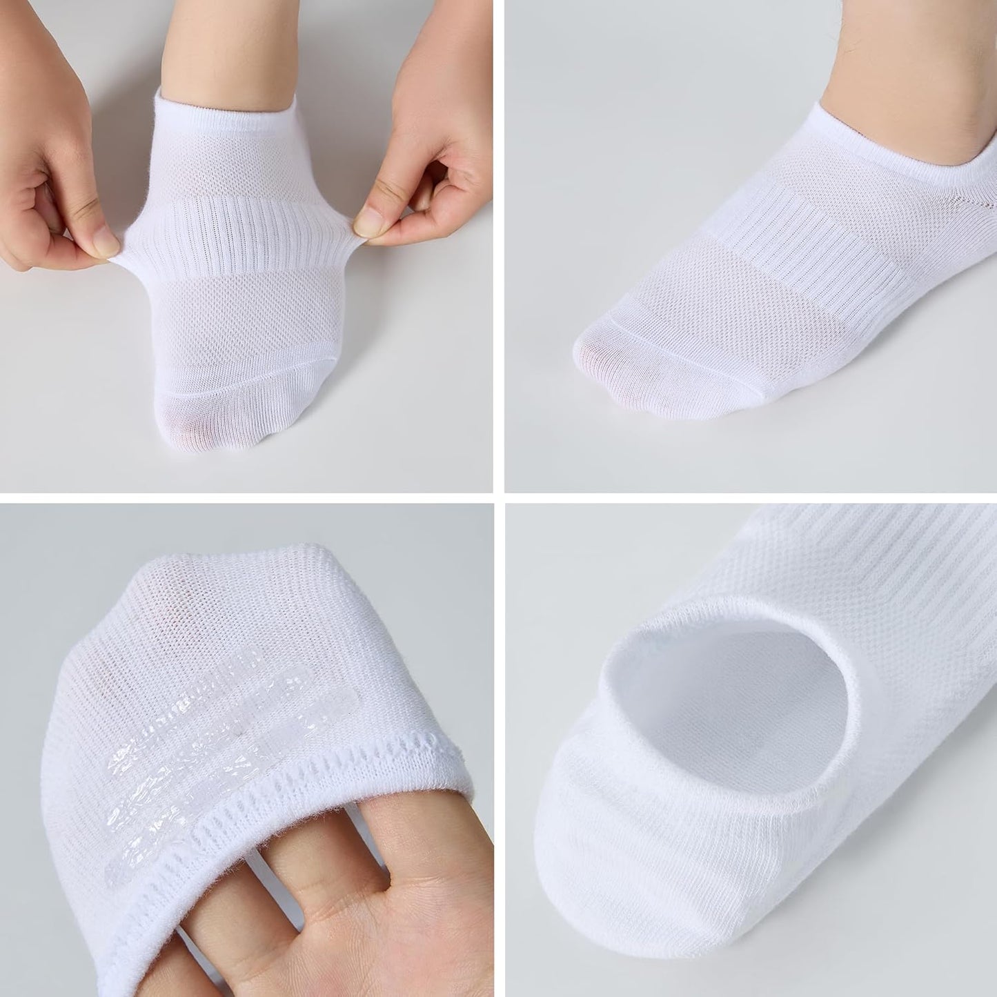 Skiennix No Show Socks - Anti-Slip Low Cut Ankle Socks for Men & Women | Casual & Athletic Use