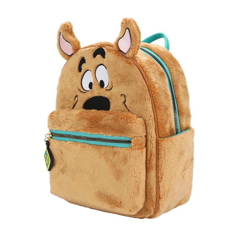 Scooby Doo Faux Fur 10.5 Brown Mini Character Backpack