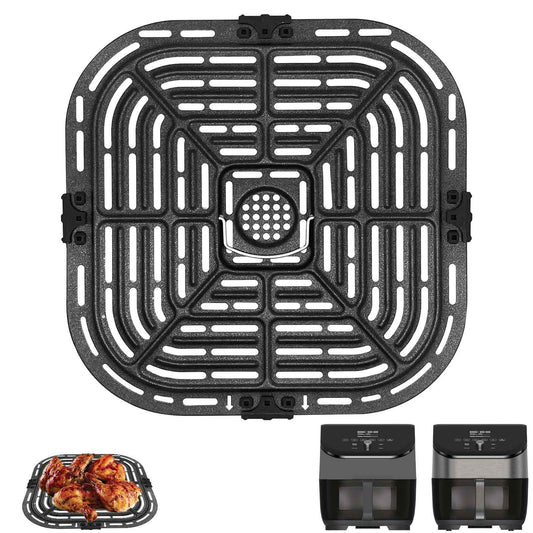 GWYSY Air Fryer Replacement Parts for Instant Vortex Plus 6QT instant pot vortex plus 6QT Clear Cook Air Fryer air fryer accessories Accessory Non-Stick Grill Pan Grill Plate Rack Tray Crisper Plate