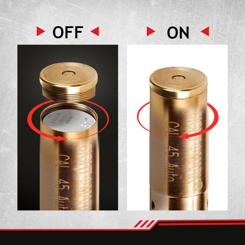 Sightmark .45 ACP Boresight with Red Laser