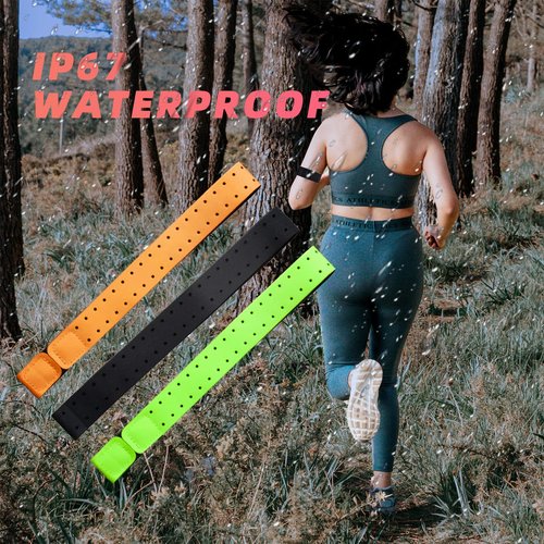 2Pcs Replacement Armband Strap Compatible with OTF, OTF Burn, Orange Theory Fitness, OT Beat Heart Rate Monitor Band… (2)…