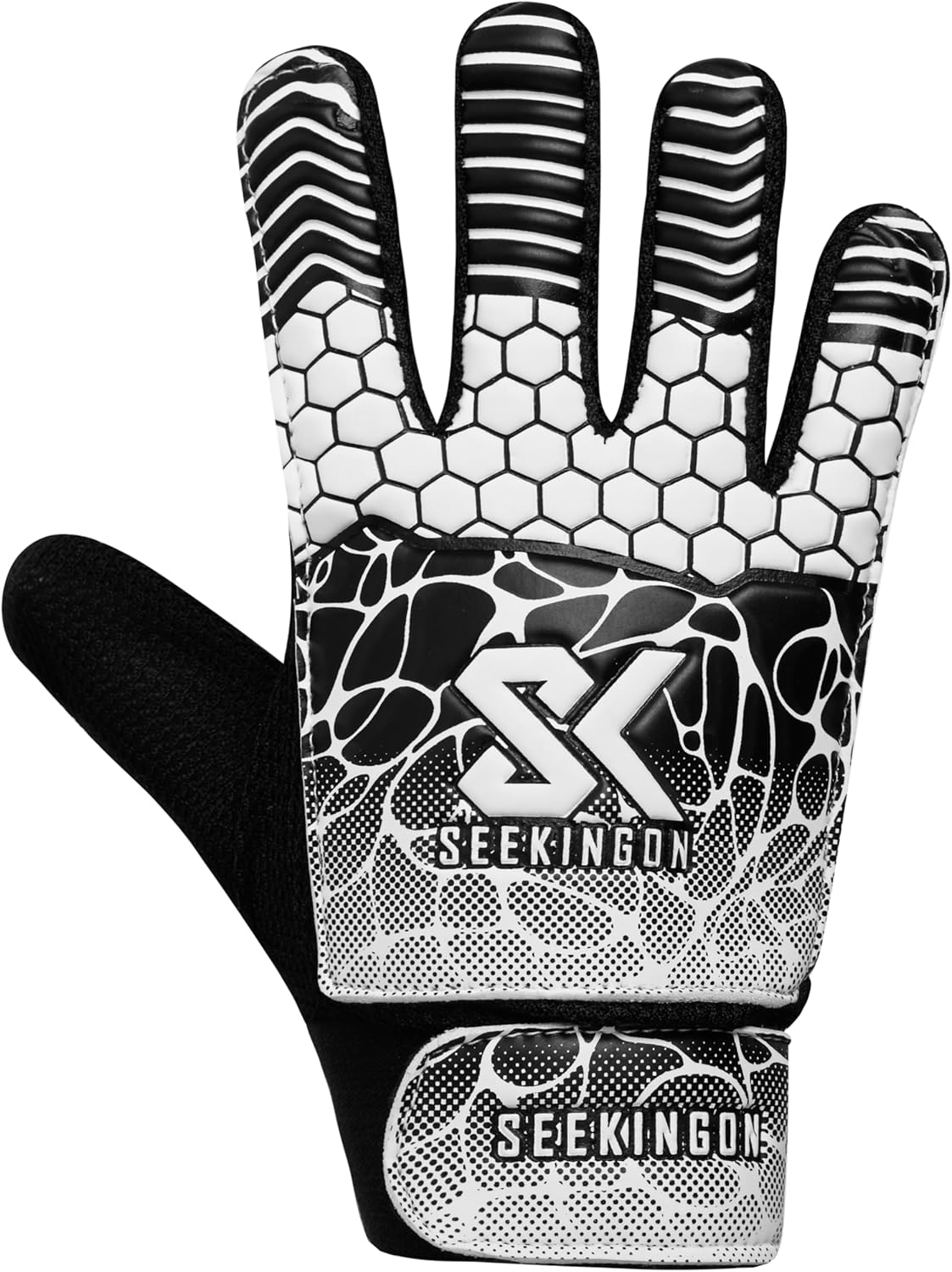 Regine Switzerland Soccer Goalie Gloves - Youth Football Goalkeeper Gloves with Double Wrist Protection & 4mm Super Grip Palm