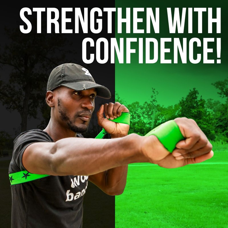 Two8 Bands Multi Loop Resistance Band for Working Out - Green, Movement Band (Light) - Home Gym Loop Resistance Bands for Women & Men, Athletic Rehab Equipment Workout Loops, Sports Fitness Gear