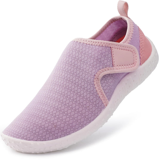 WHITIN Water Shoes for Kids/Girls/Boys Quick Dry Swim Aqua Socks Purple 2