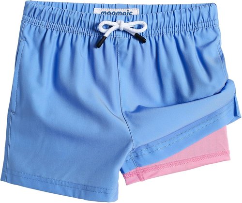 Maamgic Boys Swim Trunks - Compression Liner Toddler Stretch Swim Shorts for Comfort & Mobility
