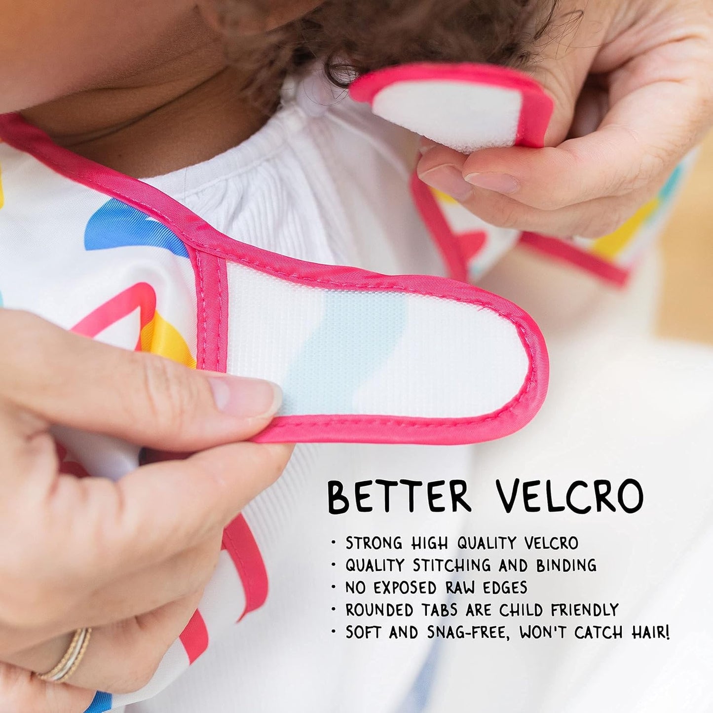 Tiny Twinkle Long Sleeve Bibs - 2-Pack Waterproof Smock Bibs for Mess-Free Eating | Machine Washable | Slate Olive, 6-24M