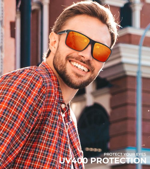 KALIYADI Polarized Men's Sunglasses - Classic UV Protection for Fishing, Driving & Golf
