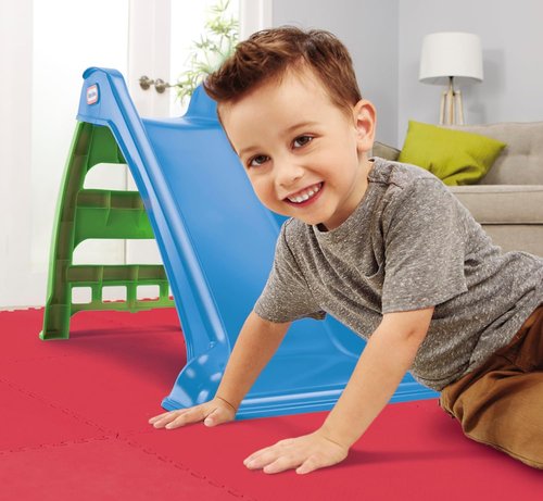 Little Tikes First Slide - Fun Outdoor Slide for Kids | Blue and Green Color