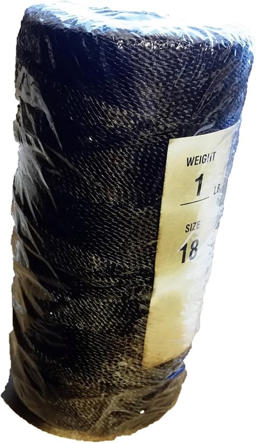 Deluxe Baseball Batting Cage Repair Kit - 8'x8' Heavy-Duty Netting #42 (54 Ply) & Twine