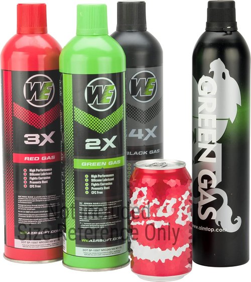 Evike - Airsoft Green Gas | High-Power 1100 Large Capacity for Enhanced Performance