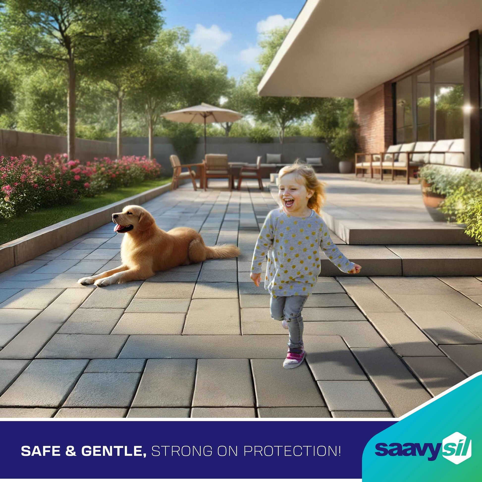 Silane Siloxane Penetrating Concrete Sealer – 16 oz Makes 32 oz – Water-Based Waterproof Protection for Indoor/Outdoor Concrete, Masonry, Brick, Pavers & Stone – Clear Finish