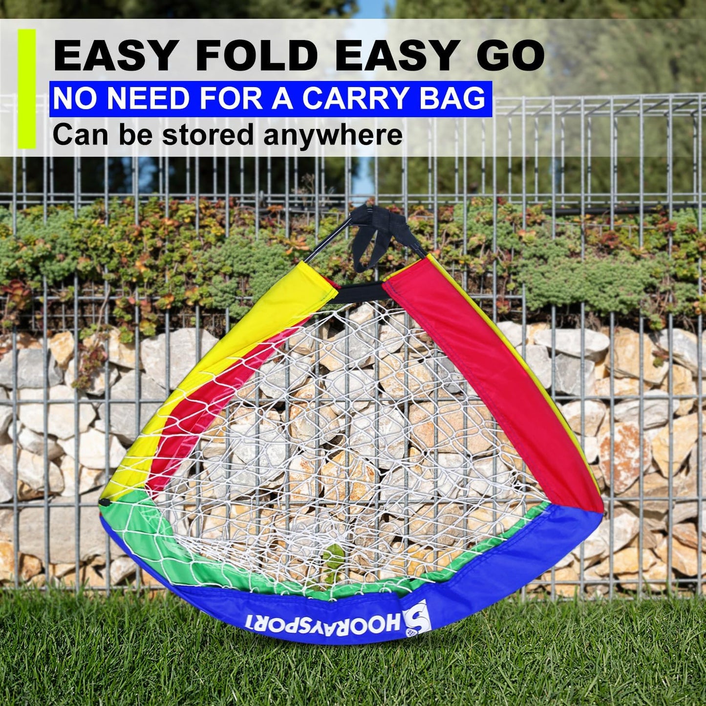 Portable Soccer Goal by [Brand Name] - Pop Up Design for Indoor/Outdoor Practice | Ideal for Backyard Training
