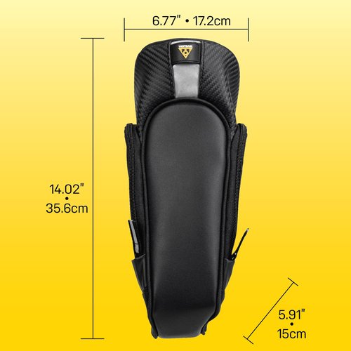 Topeak MondoPack Saddle Bag with QuickClick F25 Mount – Compact Under-Seat Storage for Small Frames, Dual Side Access, 1200D Polyester, Reflective Safety Features for Road, Gravel & MTB