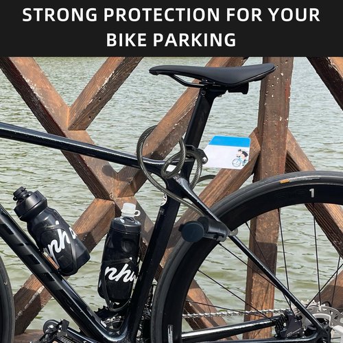 KENRONE Smart Bike Lock,Keyless Anti-Theft Bicycle Cable Lock with 59 inches Waterproof Cable and Mounting Bracket (Combination Lock)