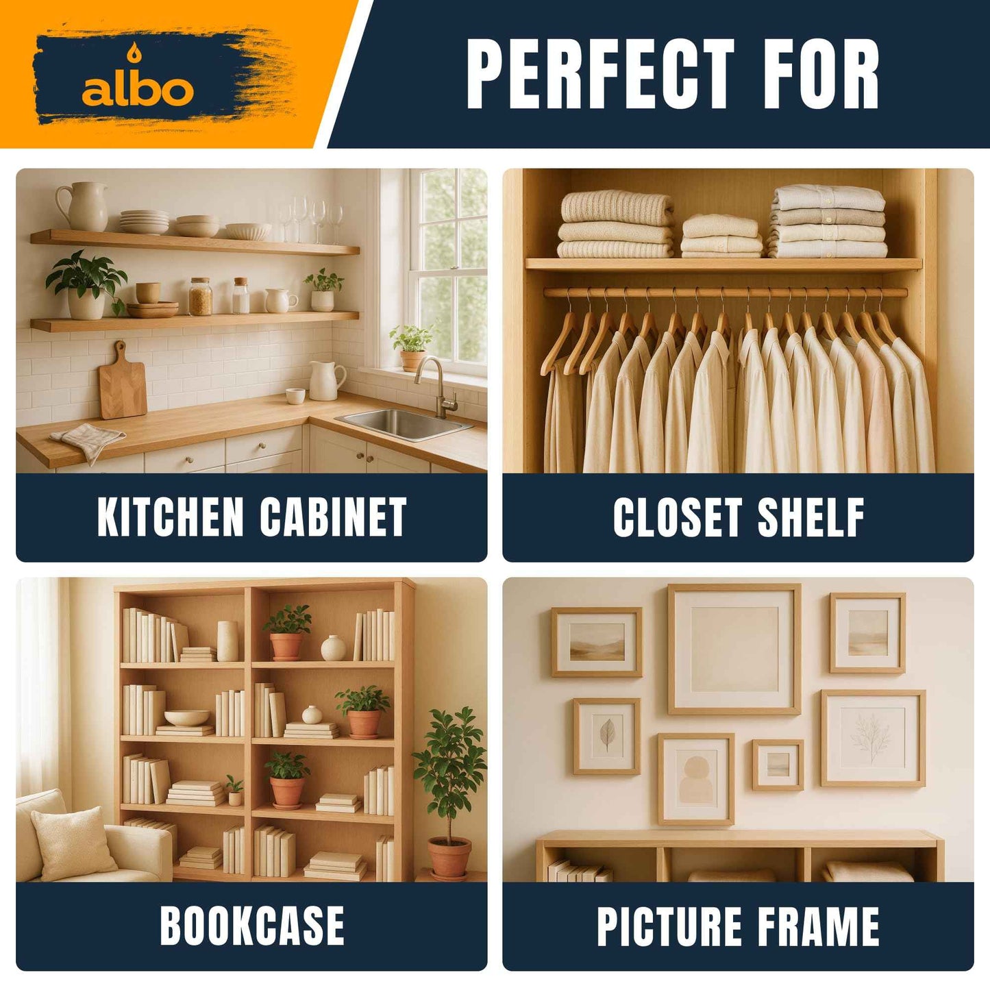 Albo Pocket Hole Screws #8 × 1-1/2" Set 400 PCS Zinc Carbon Steel Self-Tapping Robertson Square Drive Washer Head Cabinet Wood Screws, Pocket Jig Fasteners Assortment, 6" (150 mm) Bit Included