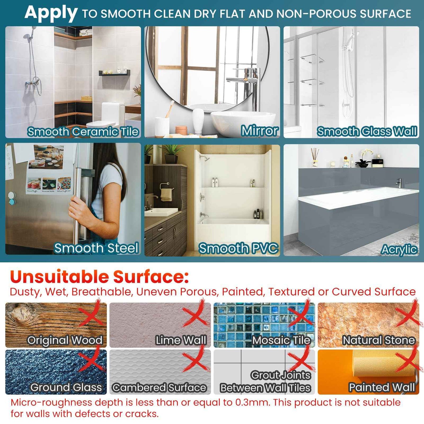 TAILI Stylish 304 Stainless Steel Bathroom Suction Hooks for Towel, Bathrobe, Loofah, No Damage Hanging Glass Shower Wall Hook, Patented Strong Suction Cup Holder, Hold Up to 11 Lbs, U-Cuboid Silver