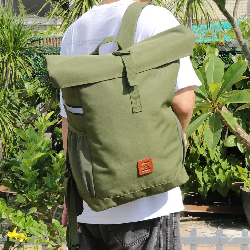 TOURBON Nylon Backpack Pannier Bike Rear Rack Bag Bicycle Saddlebag Cycling Accessories for Commuting Shopping Traveling