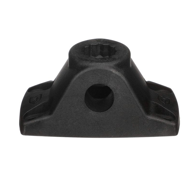 Attwood 5011-7 Heavy-Duty Fishing Rod Holder Combo Mount, Mounts on Top or Side of Gunwale, Positive Lock, Black