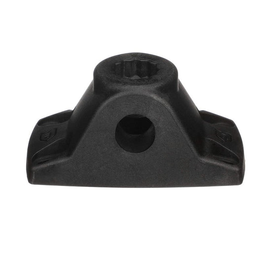 Attwood 5011-7 Heavy-Duty Fishing Rod Holder Combo Mount, Mounts on Top or Side of Gunwale, Positive Lock, Black