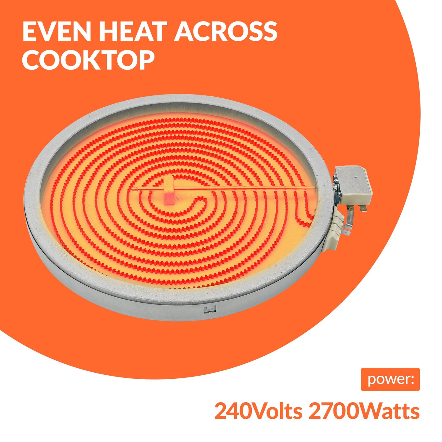 316291200 WB30T10146 12" Haliant Radiant Surface Element by puxyblue for G-E Electric Range Replaces WB30T10134 1556233 AP4484423 PS2370249 EAP2370249-2 Years Warranty