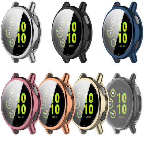 7Pack Screen Protector Case Compatible for Garmin Vivoactive 5 TPU Bumper Full Protective Shell Face Cover