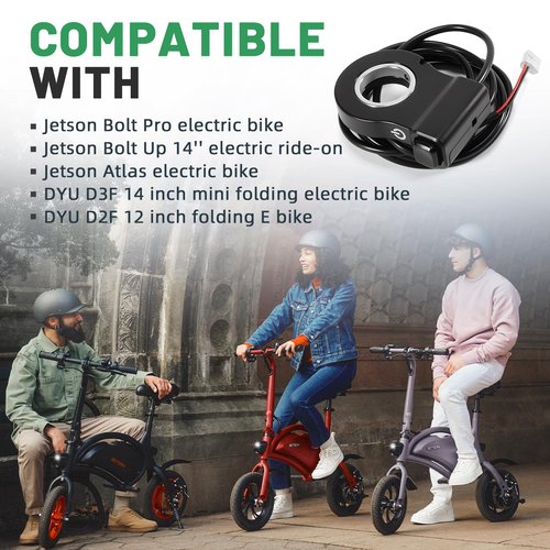 Rendrox 36V Ebike Power Switch Compatible with Jetson Bolt Pro/Bolt Up/Atlas & DYU D3F/D2F Electric Bike